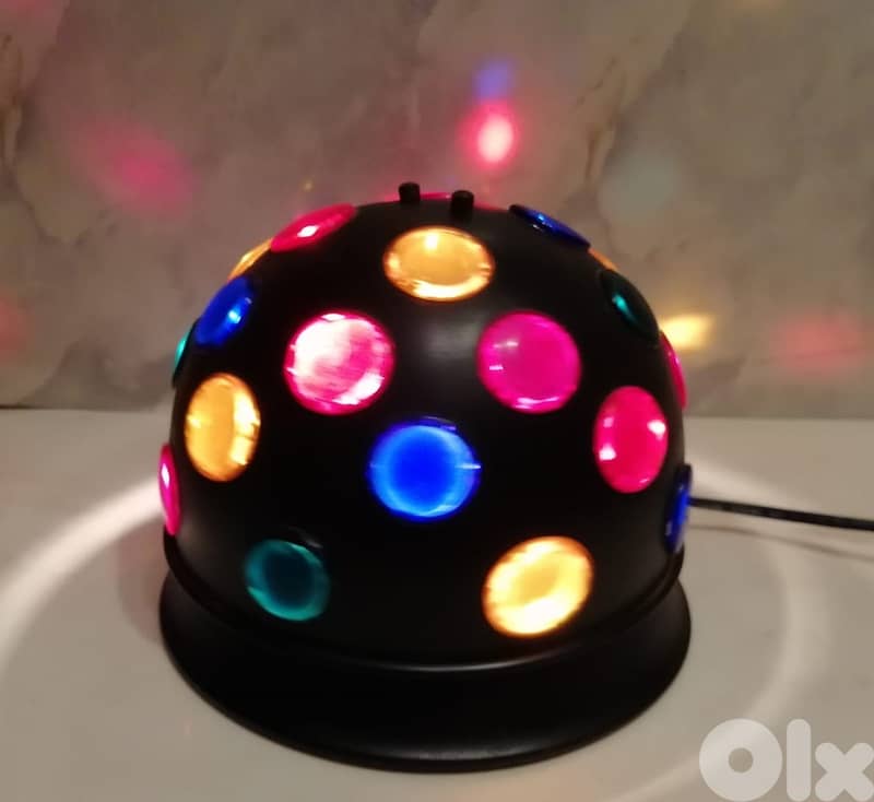 rotating disco light ball 3