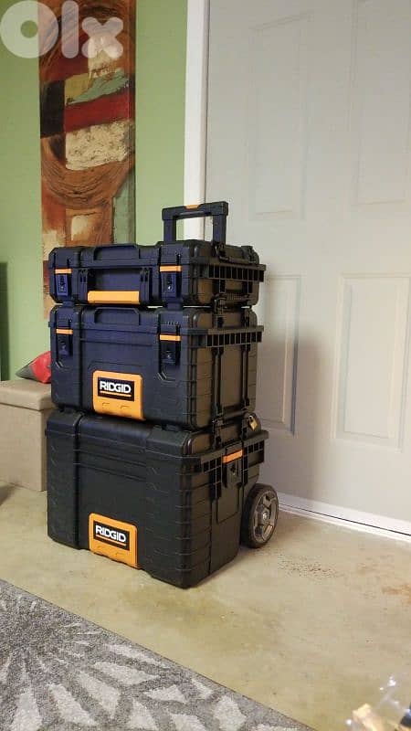 RIDGID Stackable Heavy Duty Tool Boxes 0