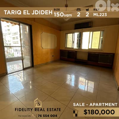 Apartment for sale in Tariq El jdideh ML223 شقة للبيع في طريق الجديدة