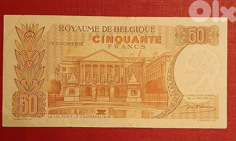 Belgium Roi & Reine 50 Francs 1966 2