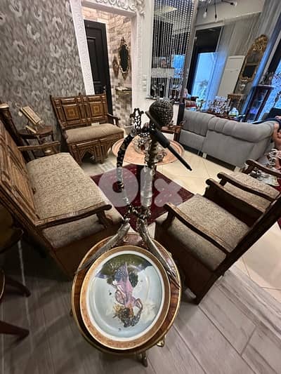 صالون موزاييك انتيك قديم عمرو فوق 100سنه بحالة ممتازة