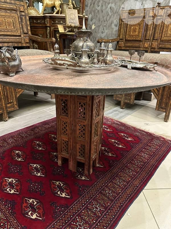 صالون موزاييك انتيك قديم عمرو فوق 100سنه بحالة ممتازة 6