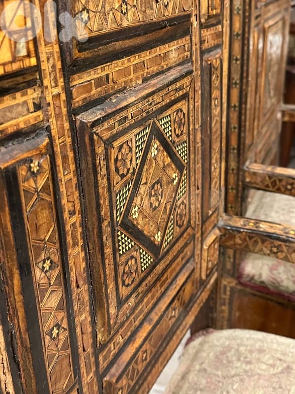 صالون موزاييك انتيك قديم عمرو فوق 100سنه بحالة ممتازة 8