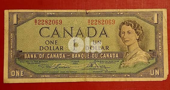 Canada Ottawa 1 Dollar 1954