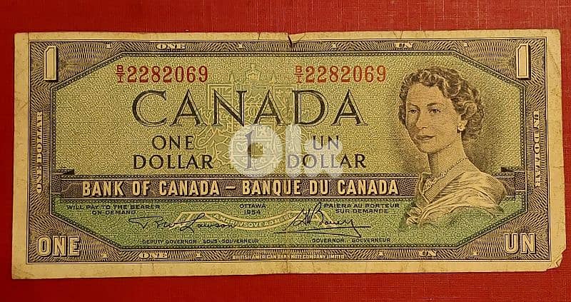 Canada Ottawa 1 Dollar 1954 0