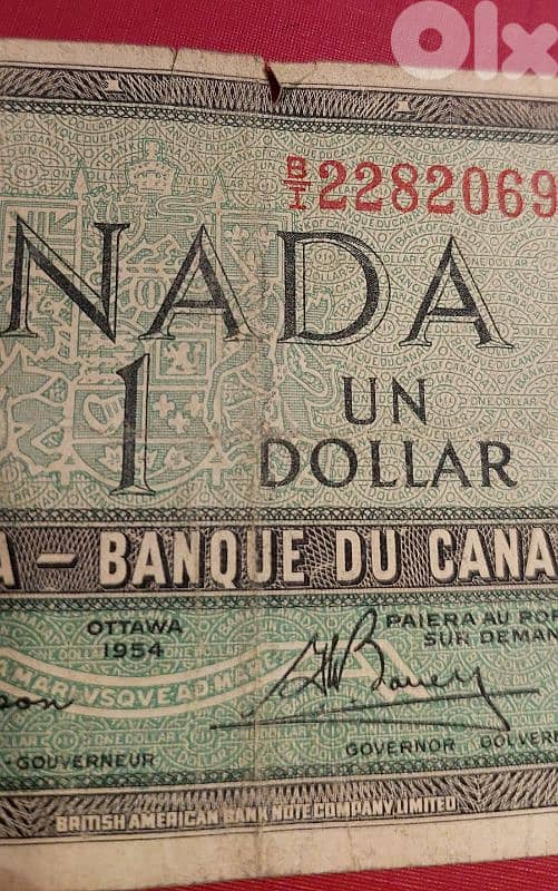 Canada Ottawa 1 Dollar 1954 5