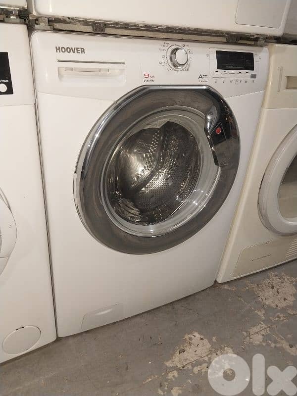 غسلا HOOVER  ايطالي 9 كيلو 1200 برمه توفير كهرباء 1