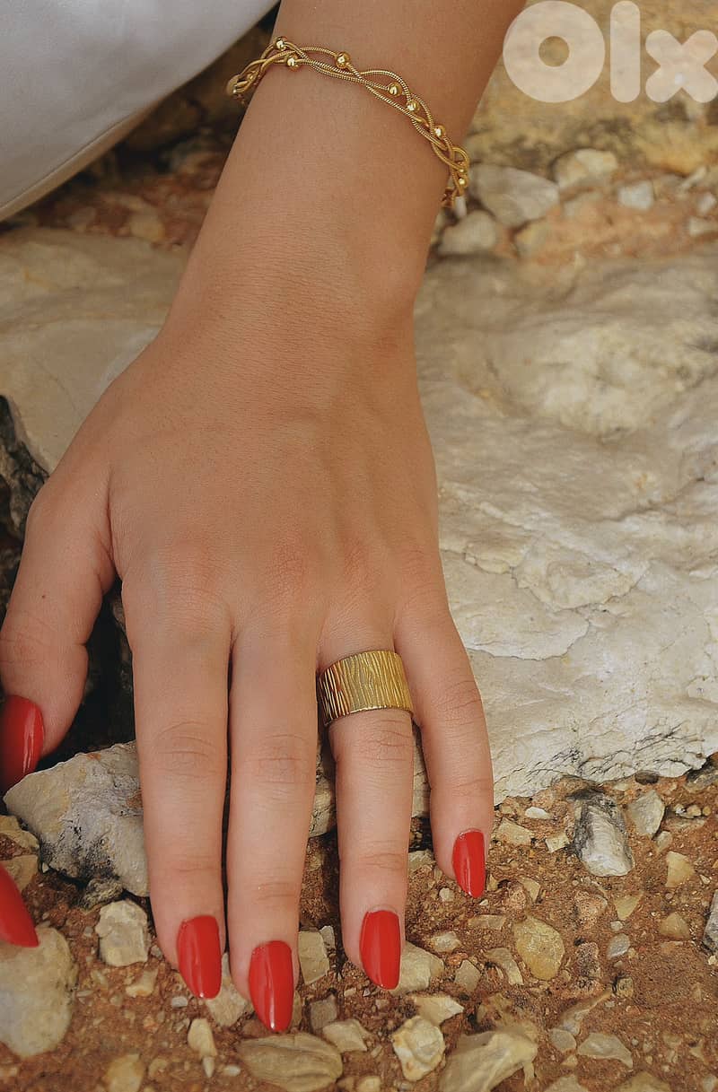 Gold plated ring 0