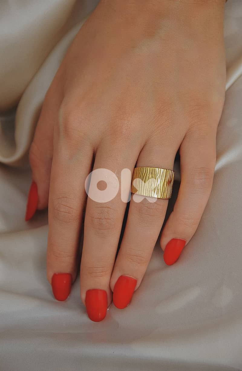Gold plated ring 1
