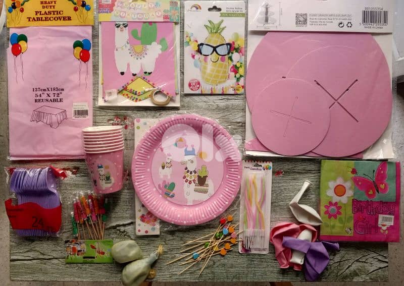 Lama birthday theme decoration 0