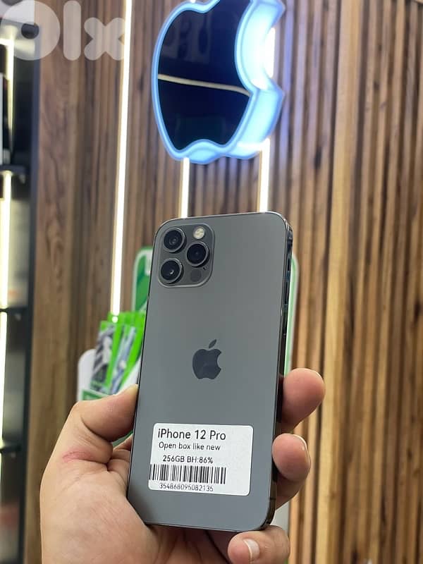 iPhone 12 pro 256Gb like new BH:86% 2