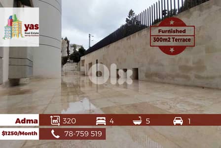 Adma 320m2 | 300m2 Terrace/Garden |Rent | Furnished | View | IV |