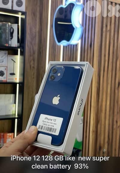 iphone 12 128Gb like new super clean BH:93%