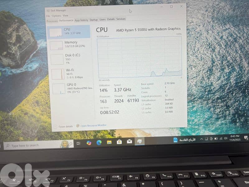 Lenovo V14 16gb 512gb for sale 3