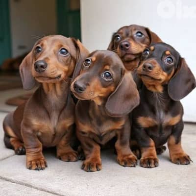 Dachshund Puppies All Colors/ dog كلاب Delivery