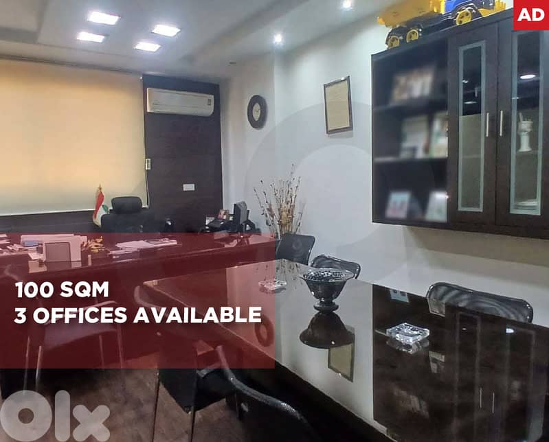 Office for Sale in Mansourieh 100 sqm  – Fully Furnished REF#AD128176 0