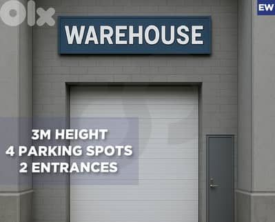 Spacious ,3m ceiling height, keserwan, zouk mosbeh REF#EW128179