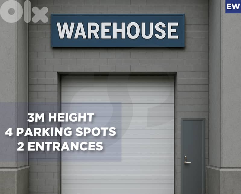 Spacious ,3m ceiling height, keserwan, zouk mosbeh REF#EW128179 0