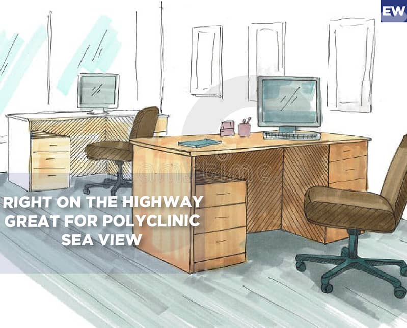 Office for Rent, Prime Location with Sea View, ghazir REF#EW128180 0