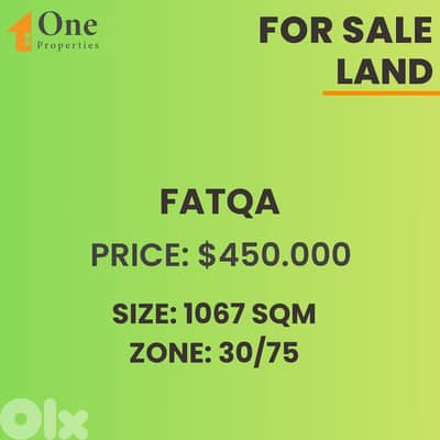 LAND FOR SALE IN FATQA