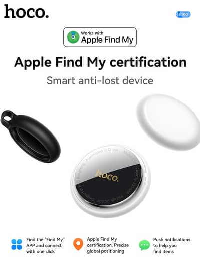 Hoco E100 Airtag Security BT GPS Tag Apple Find My App Tracker Locator