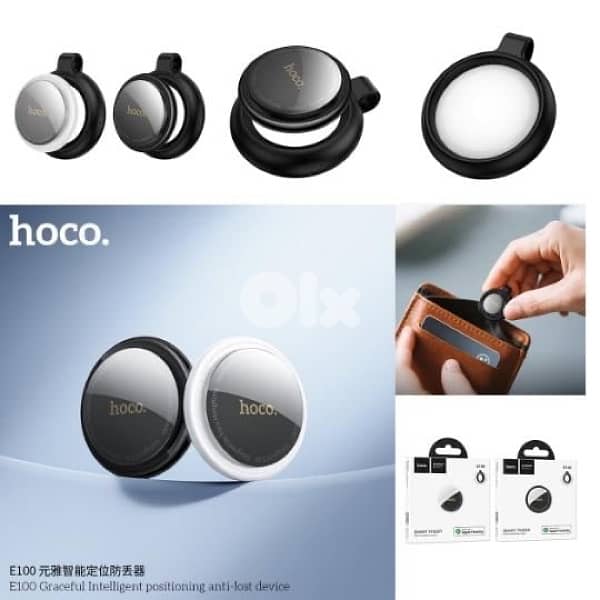 Hoco E100 Airtag Security BT GPS Tag Apple Find My App Tracker Locator 1
