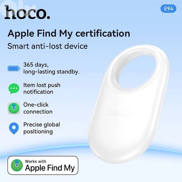 Hoco E94 Mini Smart GPS Tracker Tag for iOS Apple Find My APP 3