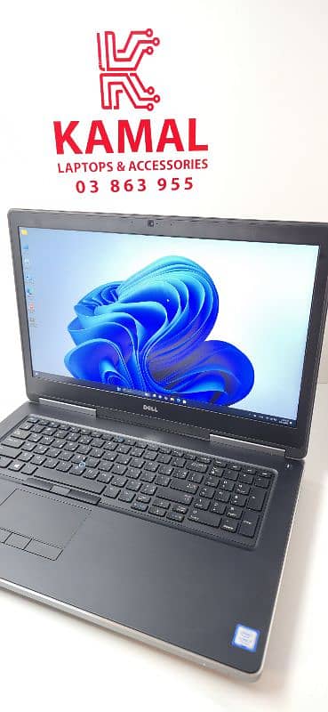 laptop dell workstation / cor i7-7820HQ /vga 8gb dedicated 2