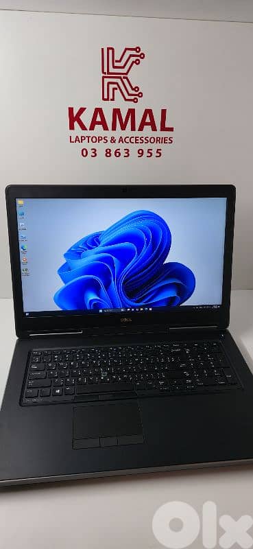 laptop dell workstation / cor i7-7820HQ /vga 8gb dedicated 5