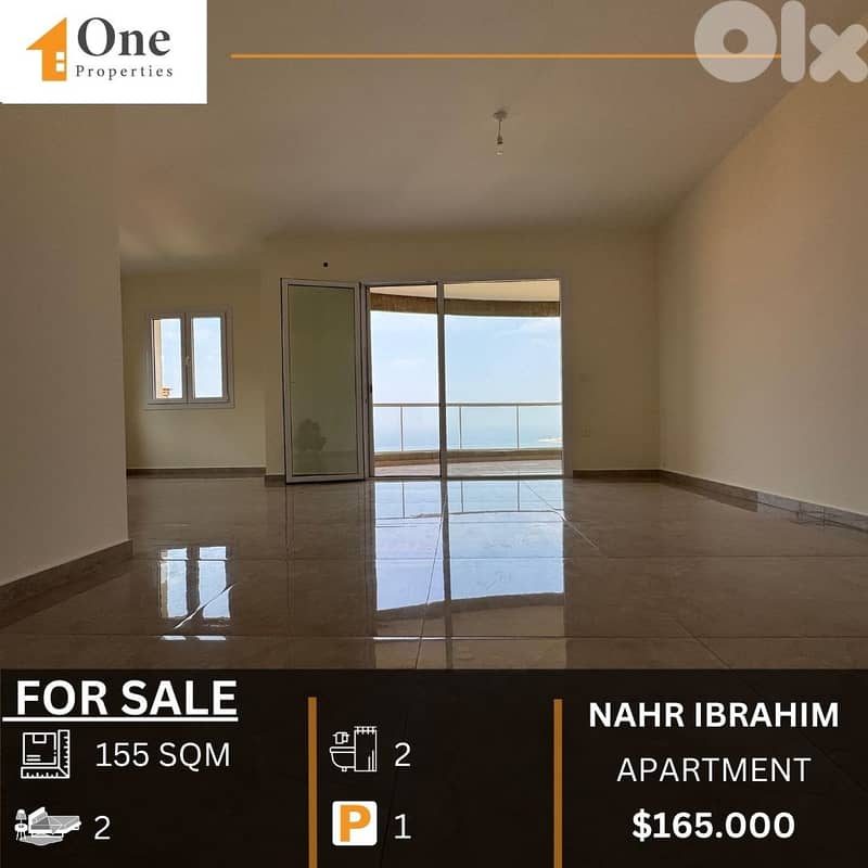 APARTMENT FOR SALE IN NAHR IBRAHIM 0