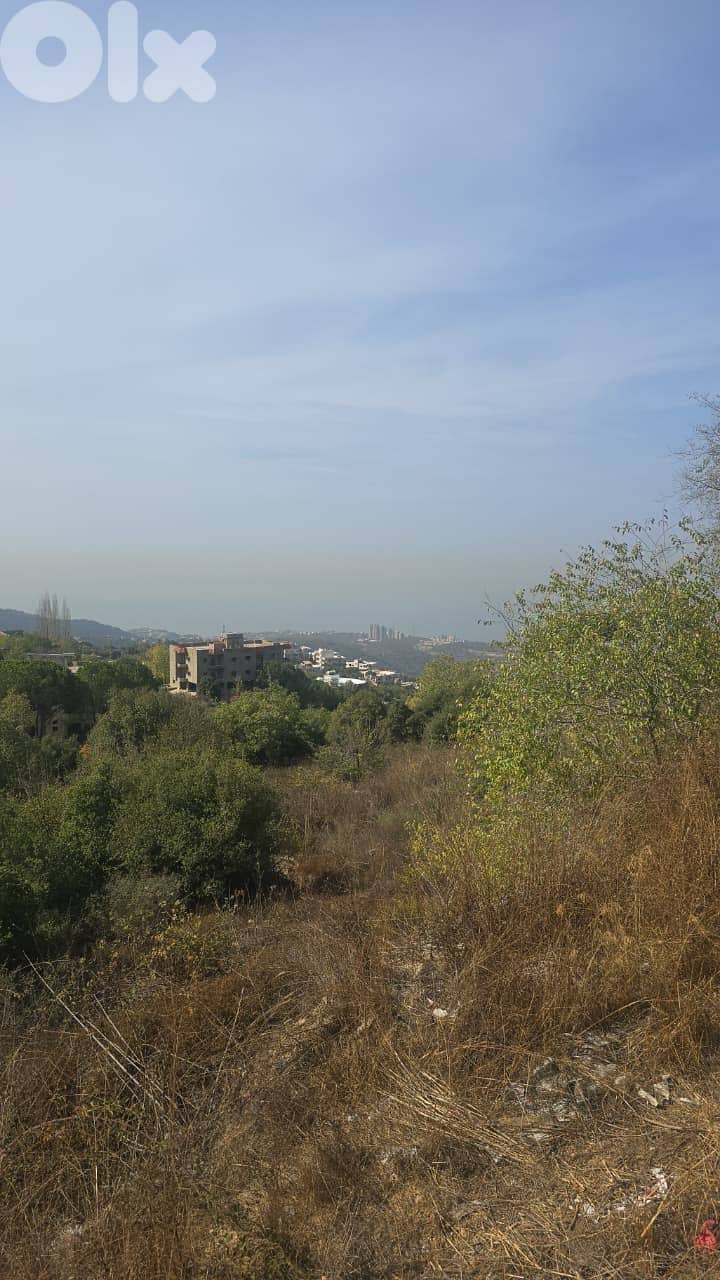 RWK108ES -  Land For Sale in Ain Ksour with Mountain and Sea view. 2