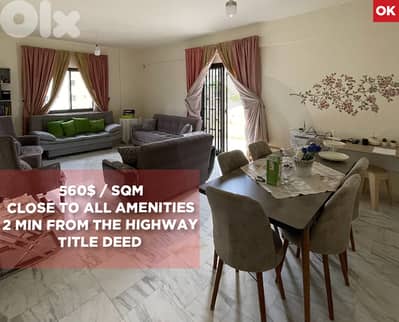prime convenient area, aley,Rwaysat , sawfar/رويسات ,صوفر REF#OK128054