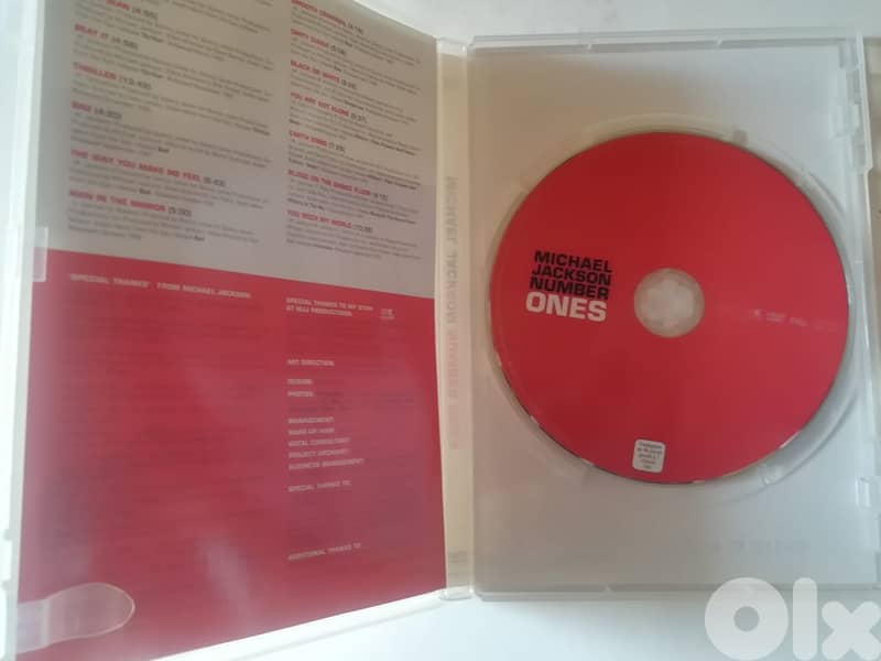 Michael Jackson "number 1s" DVD 1