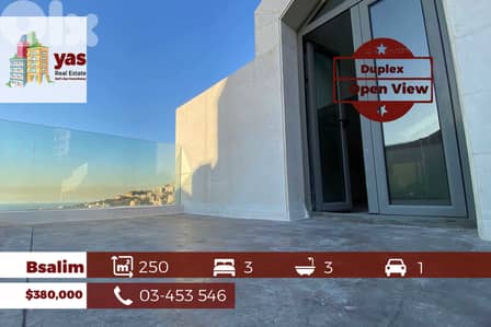 Bsalim 250m2 | Duplex | Open View | High End | Private street | PED