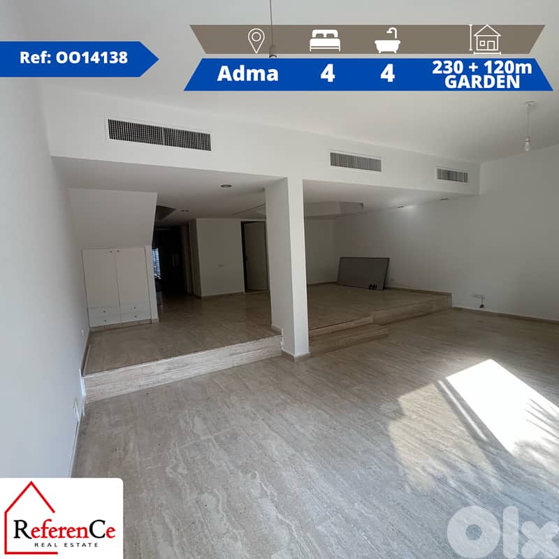 Duplex with Garden in Adma for rent دوبلكس مع حديقة في ادما ادما 0