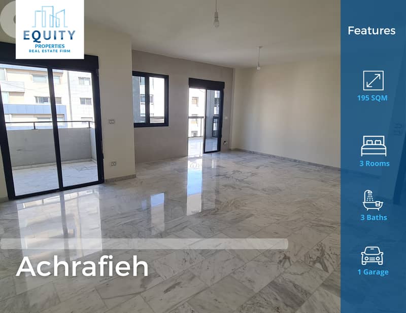 195 SQM Apartment For Rent In Achafieh شقة للبيع #ML222724 0