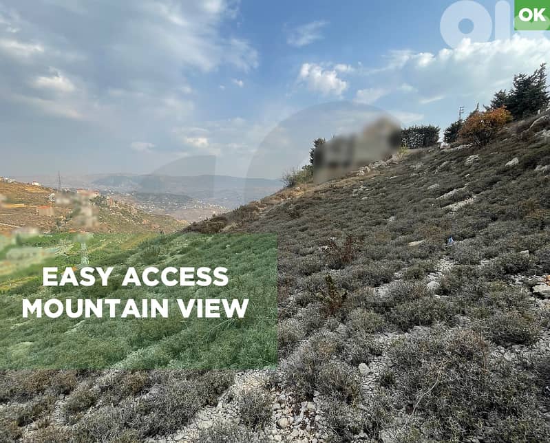 Land, Bhamdoun | Easy Access | Calm area |Panoramic view REF#OK128207 0