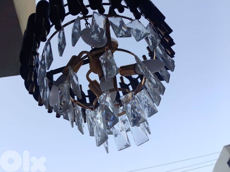 ثريا مودرن مع لمبات 1