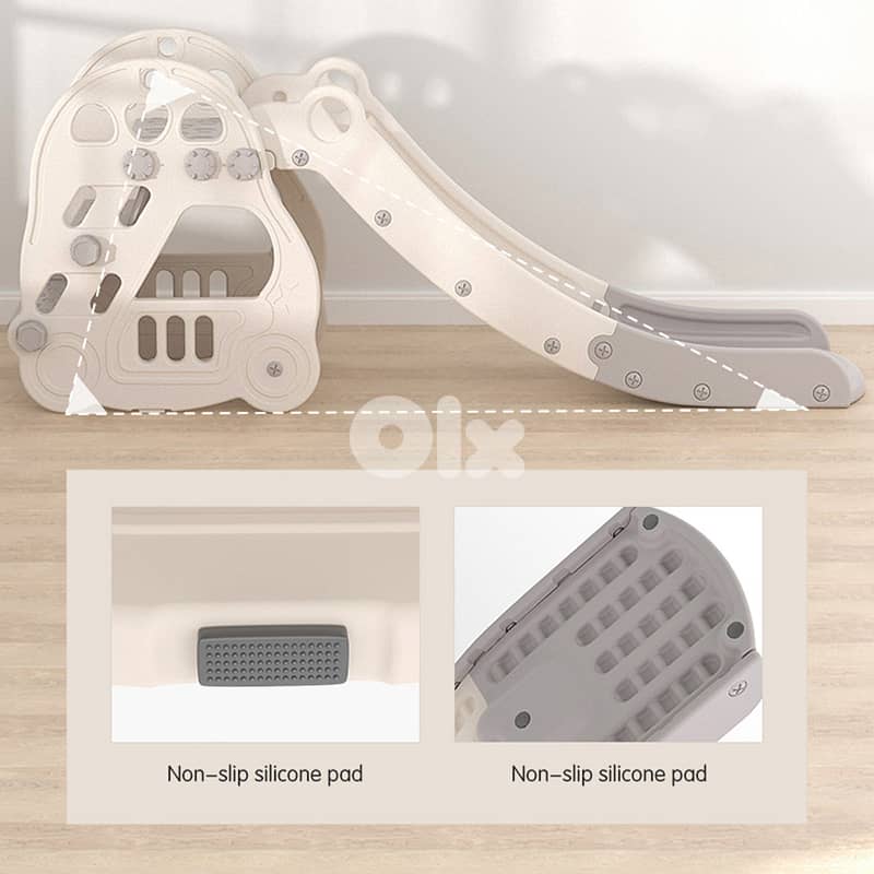 Kids Indoor & Outdoor Slide - زلاجة أطفال للاستخدام الداخلي والخارجي 2