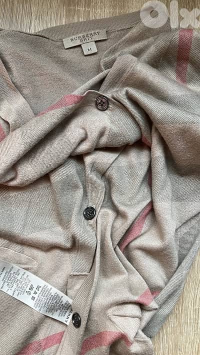BURBERRY CASHMERE CARDIGAN