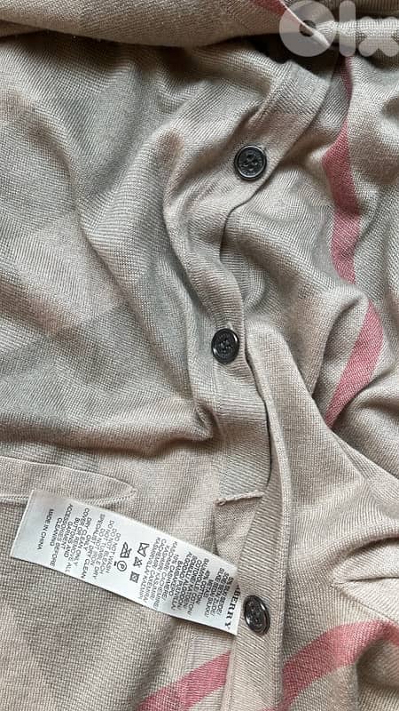 BURBERRY CASHMERE CARDIGAN 2