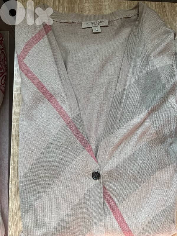 BURBERRY CASHMERE CARDIGAN 6