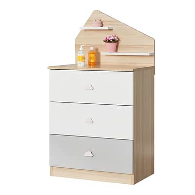 Wooden Baby Dresser - خزانة أطفال خشبية