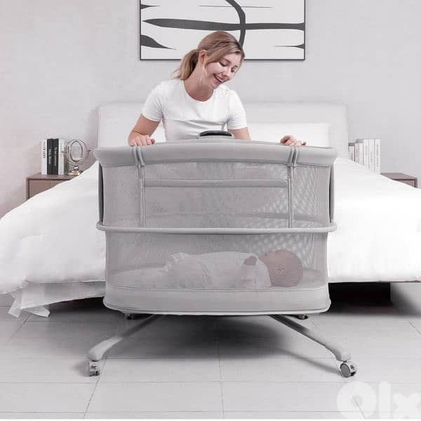 سرير أطفال بجانب السرير من طراز "Mastela Dream Starlight" 16