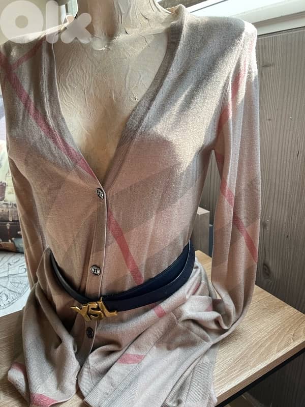 BURBERRY CASHMERE CARDIGAN 8