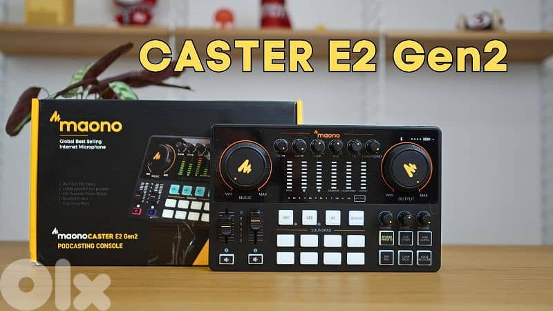 Maono Caster AmE2 Gen 2 DJ Mixer for TikTok Live ميكسر للايف تيك توك 1