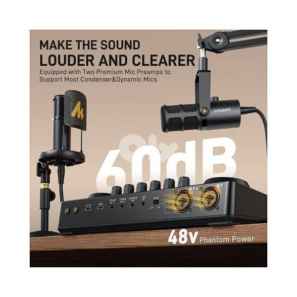 Maono Caster AmE2 Gen 2 DJ Mixer for TikTok Live ميكسر للايف تيك توك 4