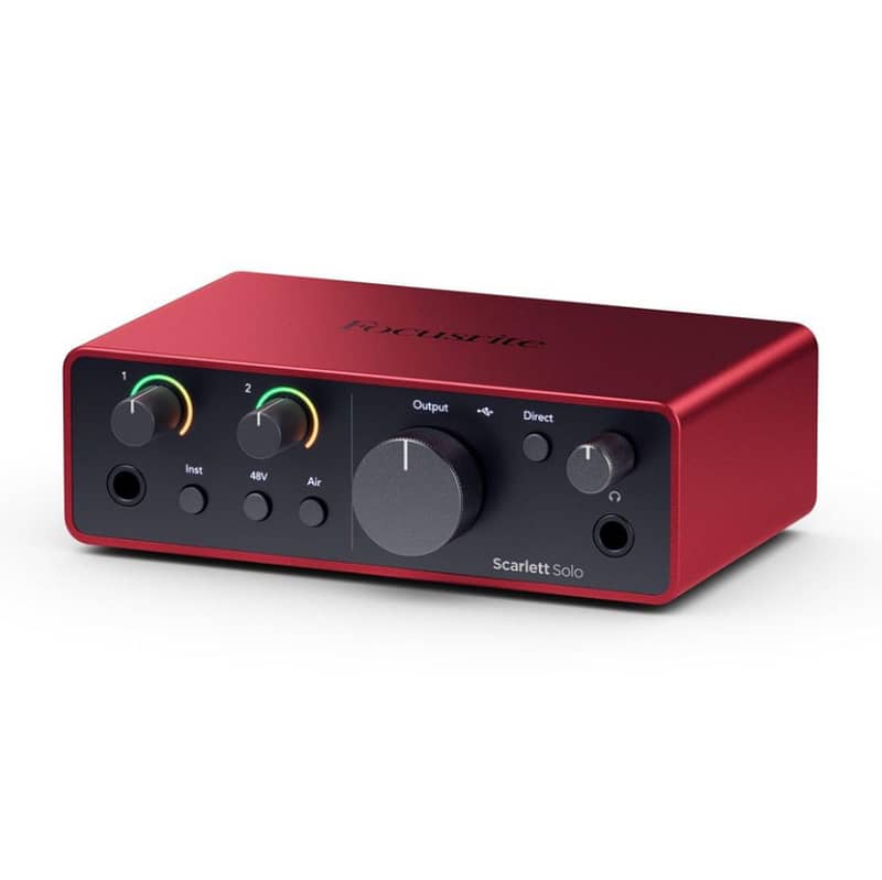 Focusrite Scarlett Solo 4th Gen Audio Interface 0