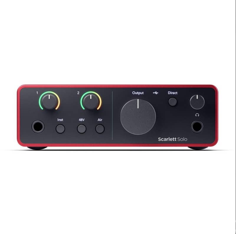 Focusrite Scarlett Solo 4th Gen Audio Interface 1