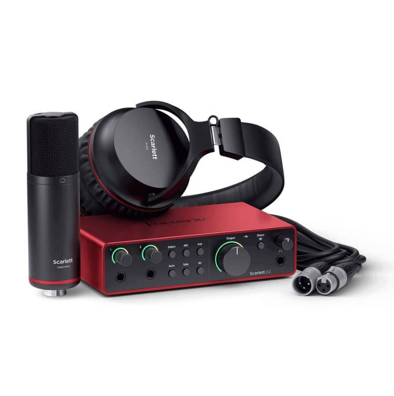 Focusrite Scarlett 2i2 Studio 4th Gen Audio Interface 0